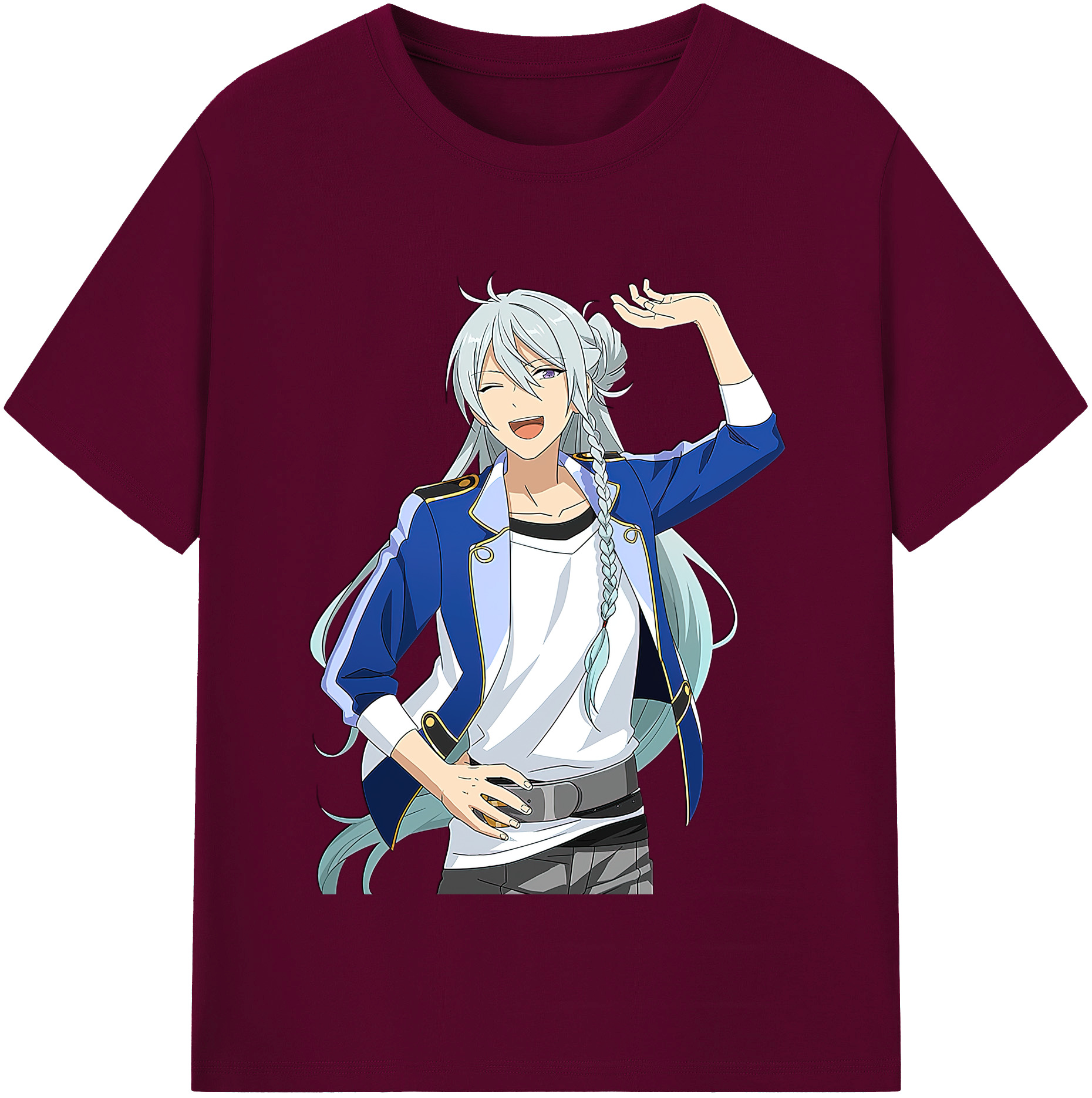 （画像用） あんさんぶるスターズ! Ensemble Stars レディースカジュアルプリントTシャツ（綿100％）